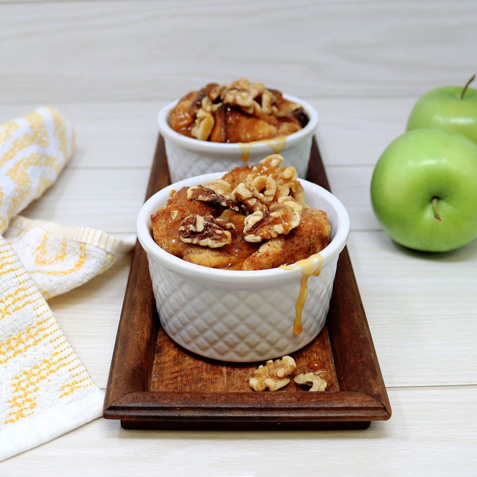 Caramel Apple Bread Pudding