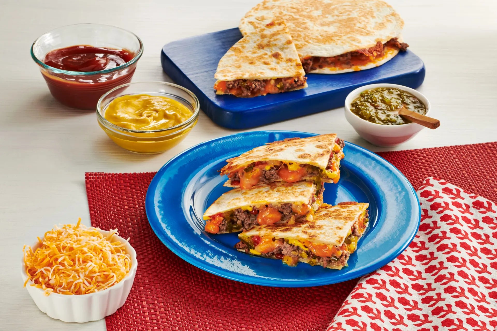 Cheeseburger Quesadillas