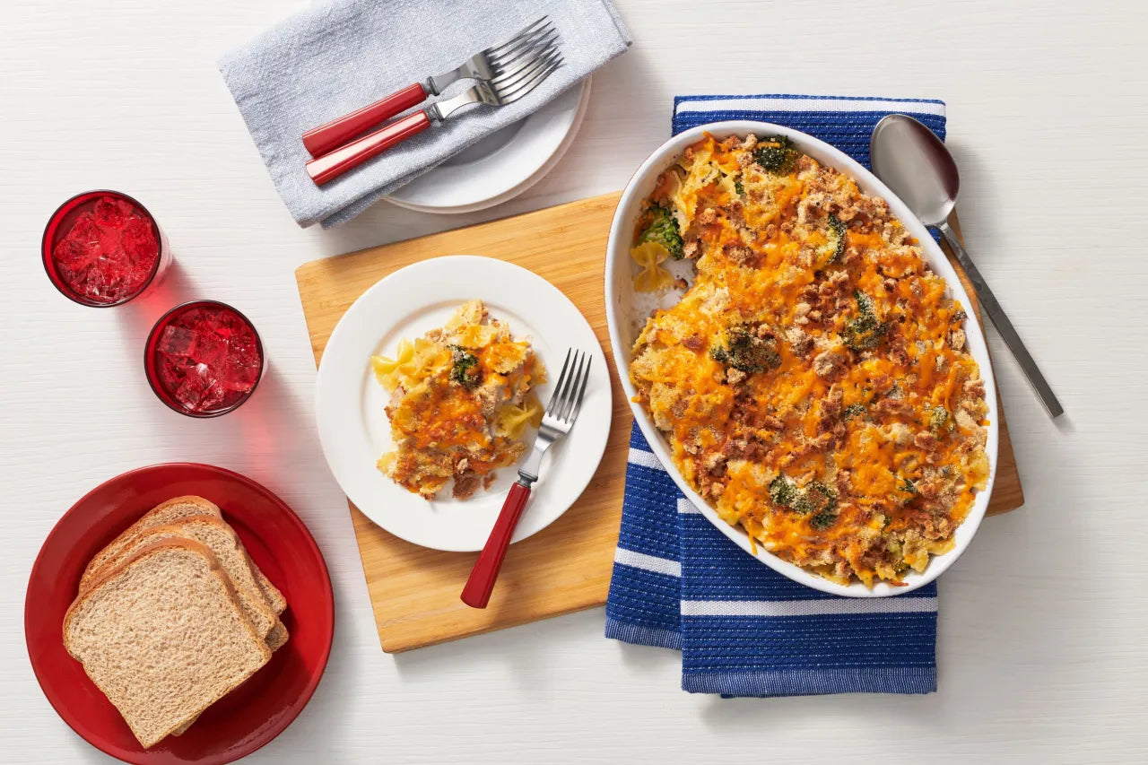 Chicken & Broccoli Casserole with a Crunchy Crust