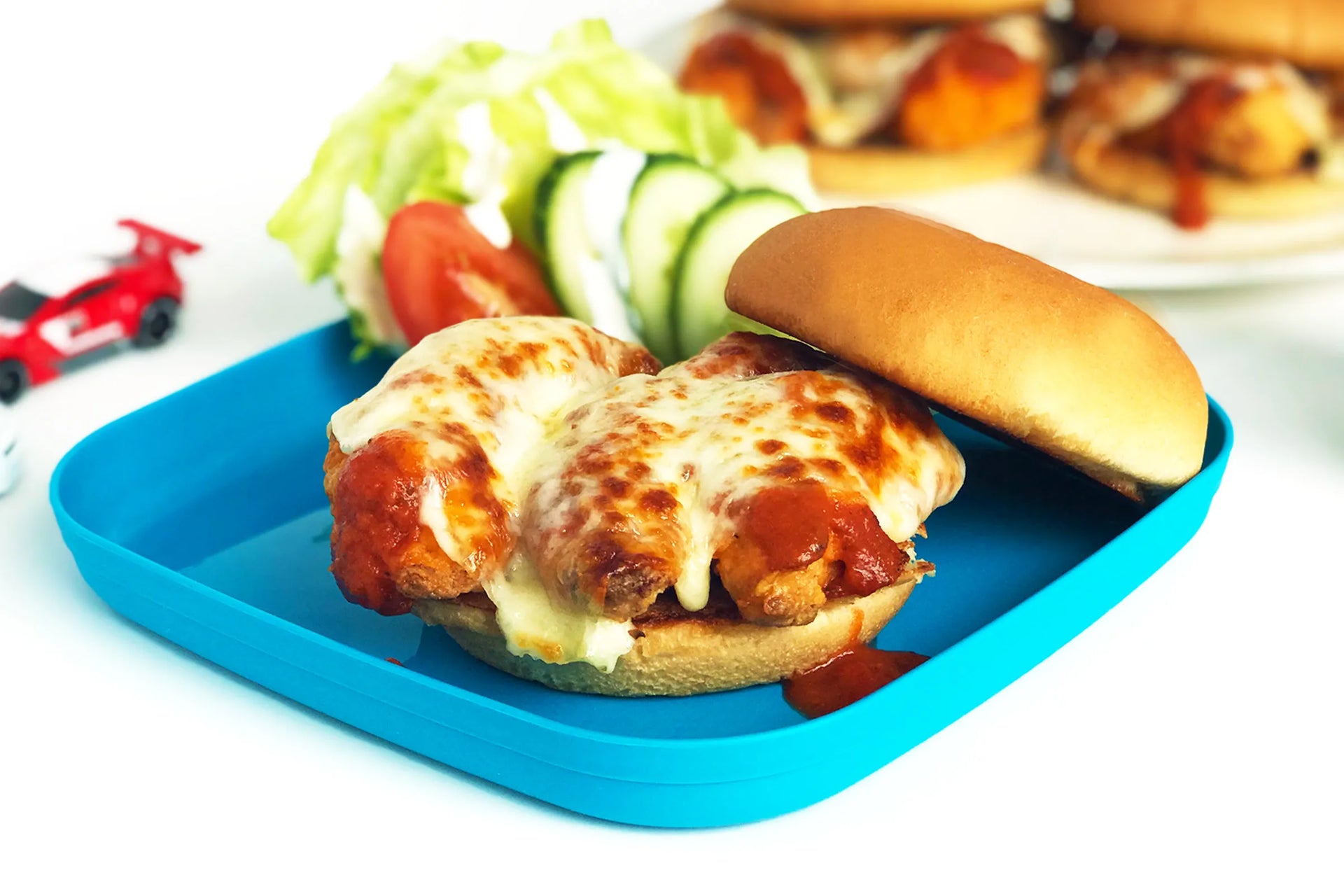 Garlic Bread Chicken Parmesan Sandwiches