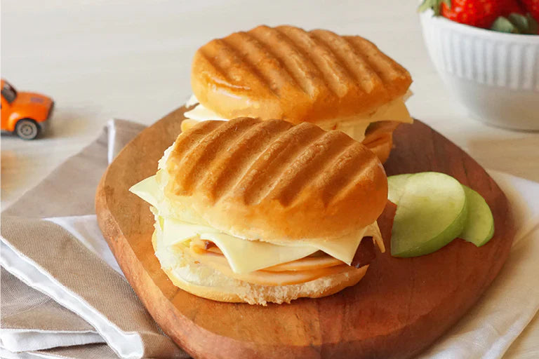 Grilled Panini Turkey Melt Sandwiches