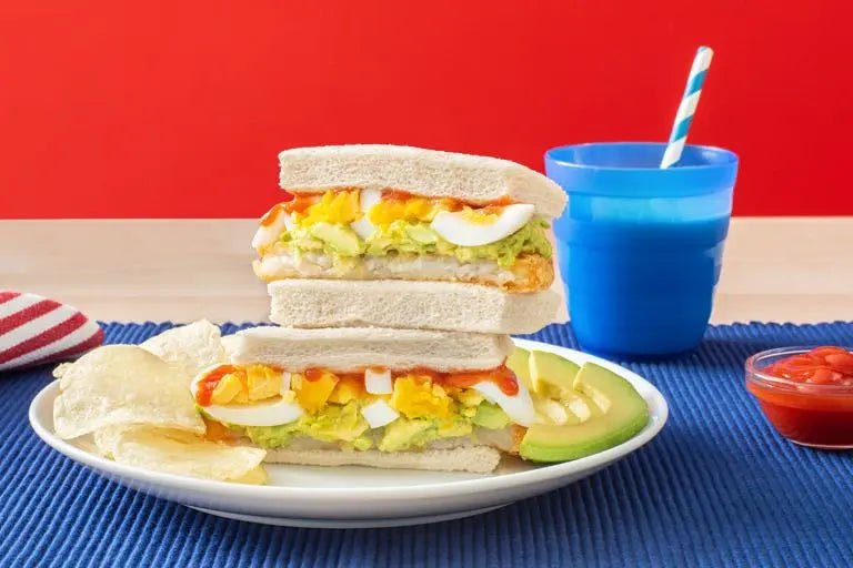 PEA Sandwich-Potato, Egg and Avocado