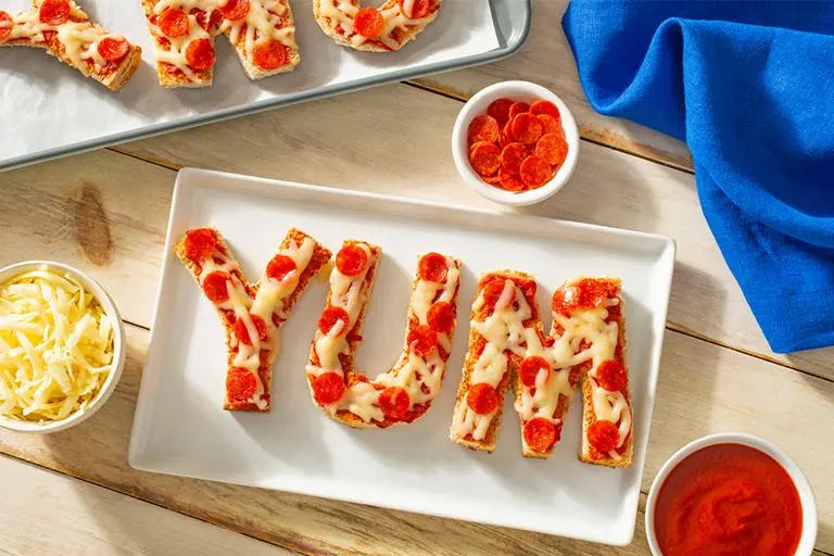 Word Game Pepperoni Pizza Melts