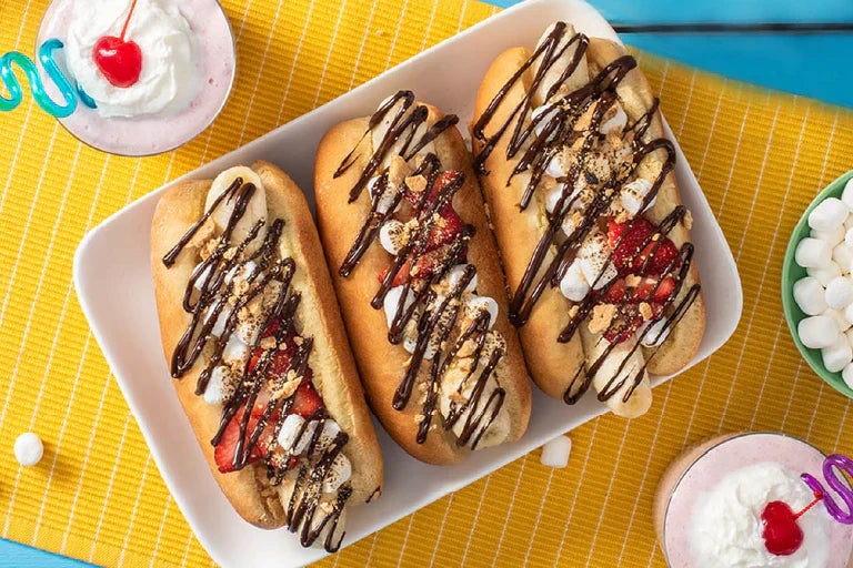 S'mores Banana Dessert Dogs