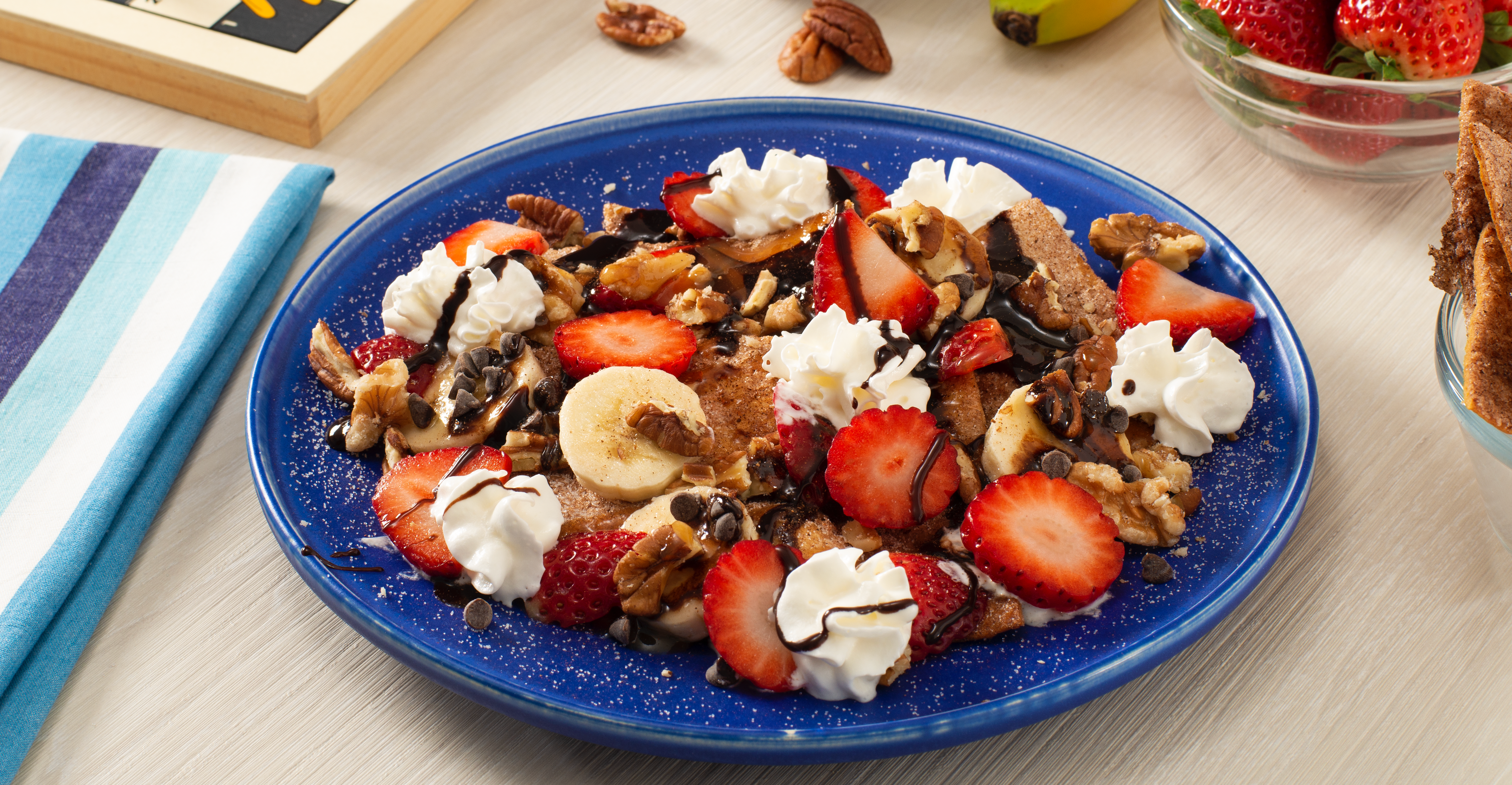 Cinnamon Sugar Dessert Nachos