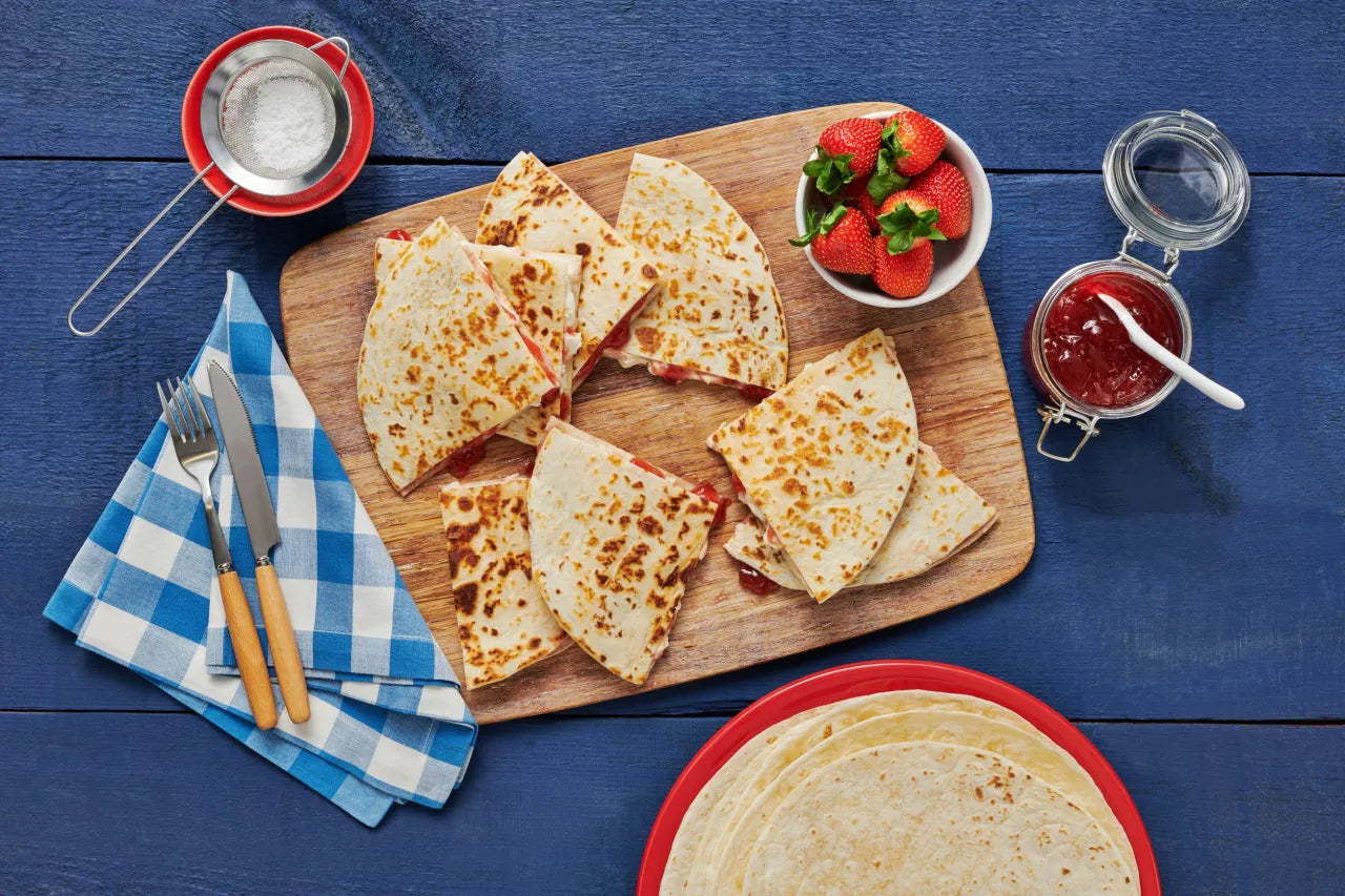 Strawberry Cheesecake Quesadilla