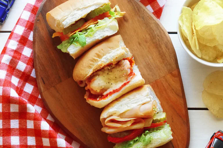 Submarine Hotdog Sandwiches