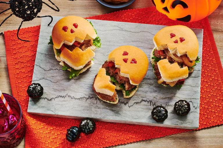 Skull Buns- Turkey Burgers