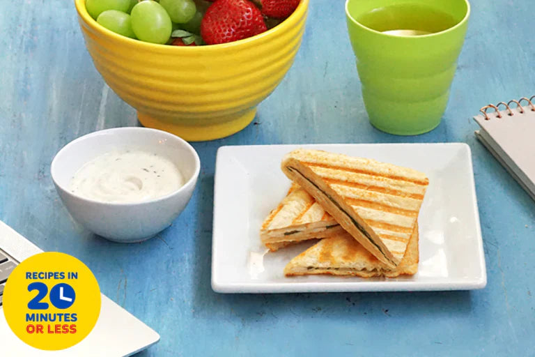 Turkey & Spinach Panini Snackers