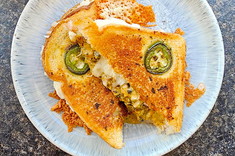Fo’ Popper Grilled Cheese