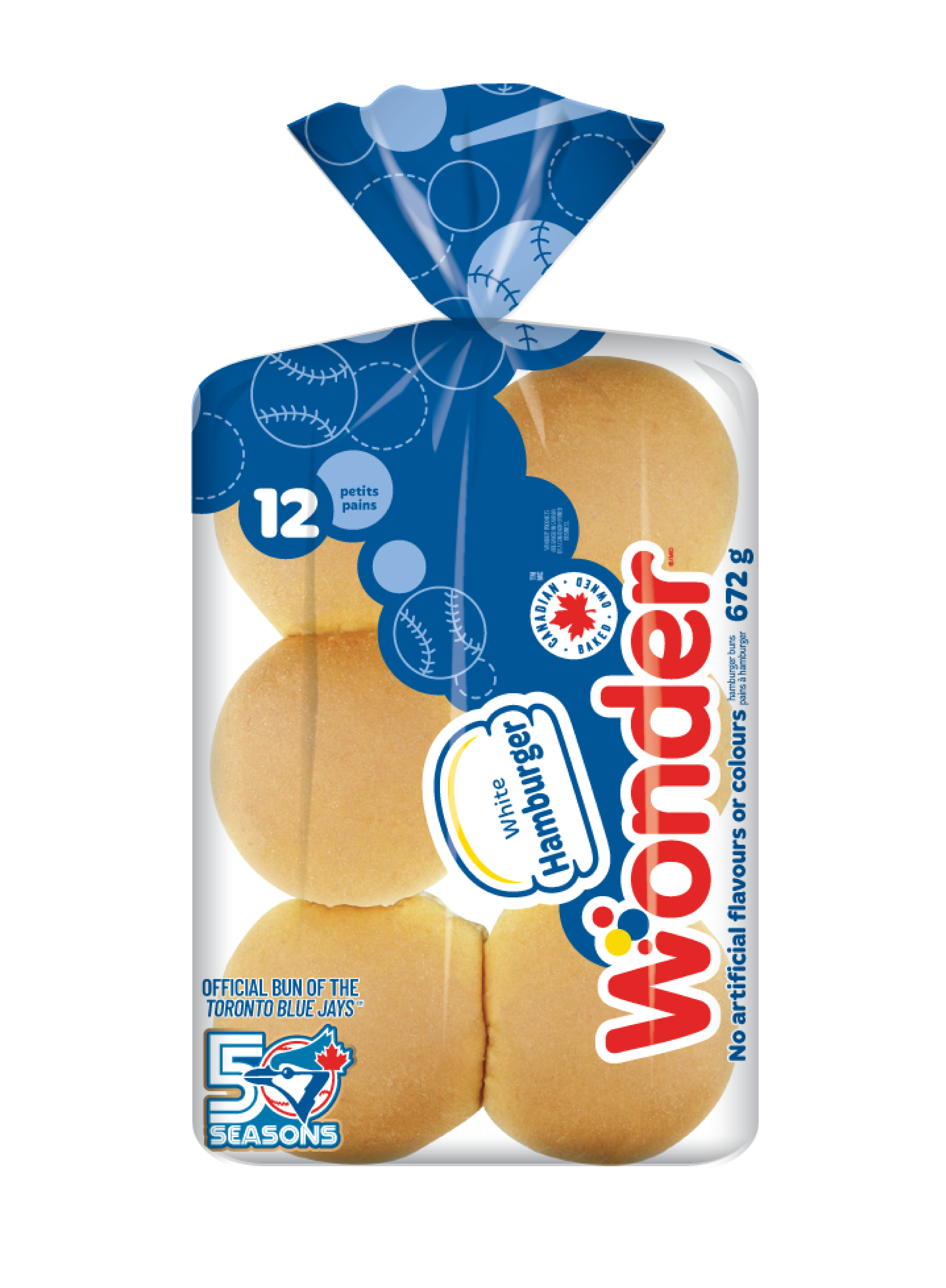 White Hamburger Buns 12pk