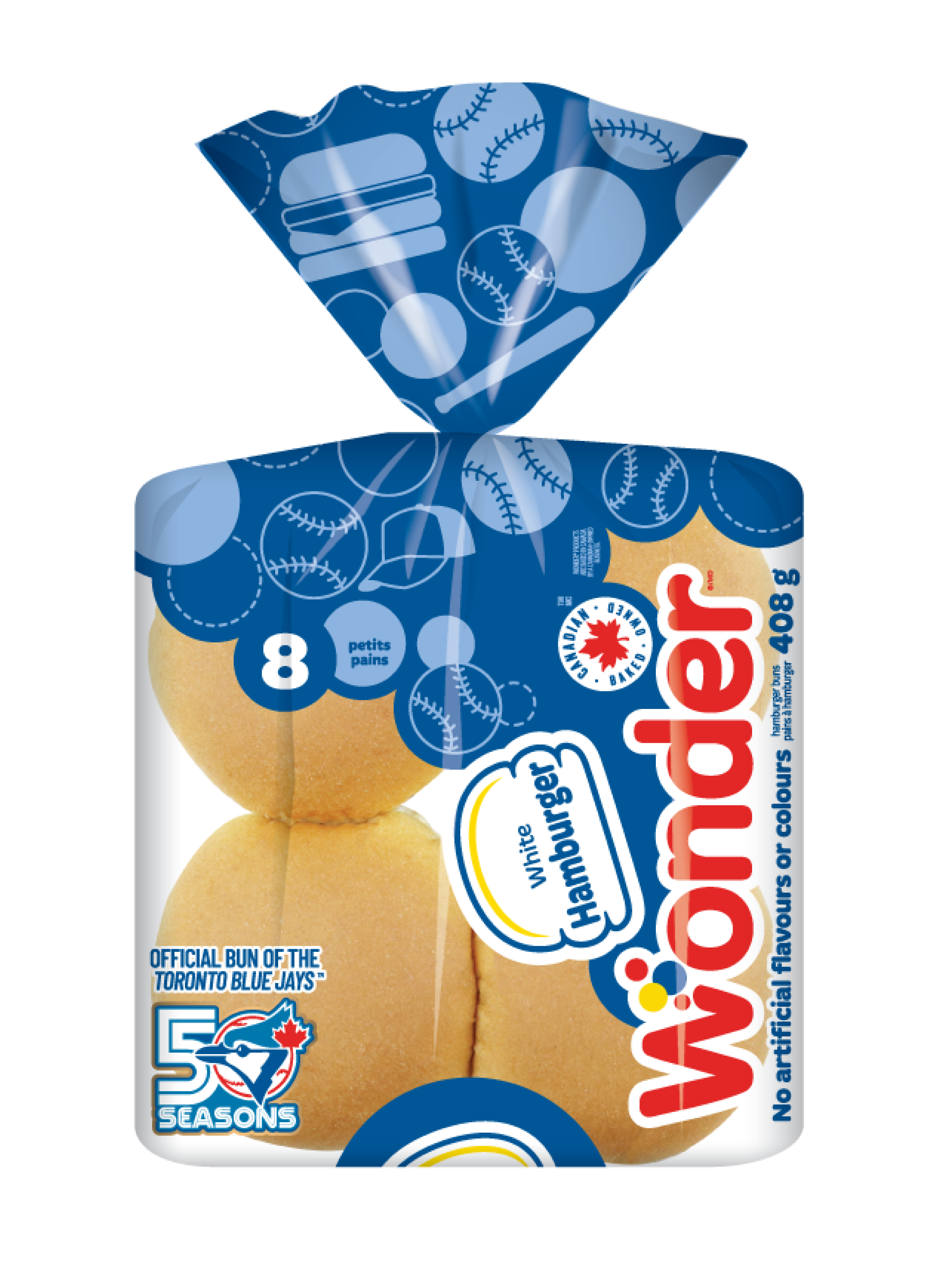 White Hamburger Buns 8pk