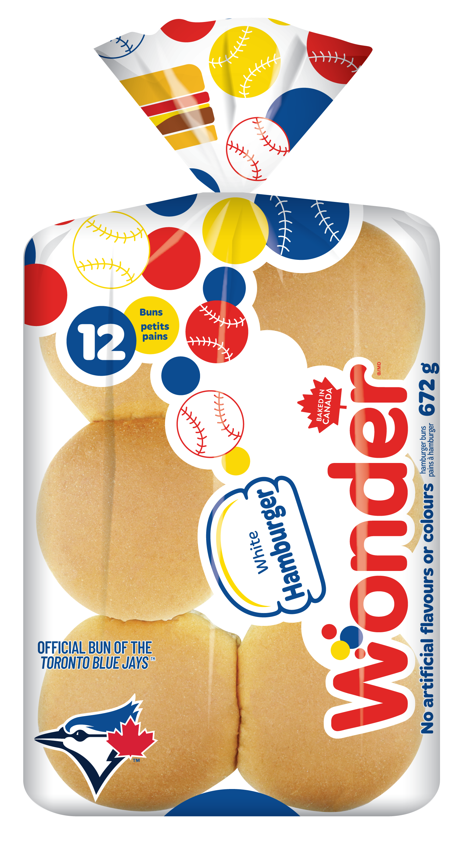 White Hamburger Buns 12pk