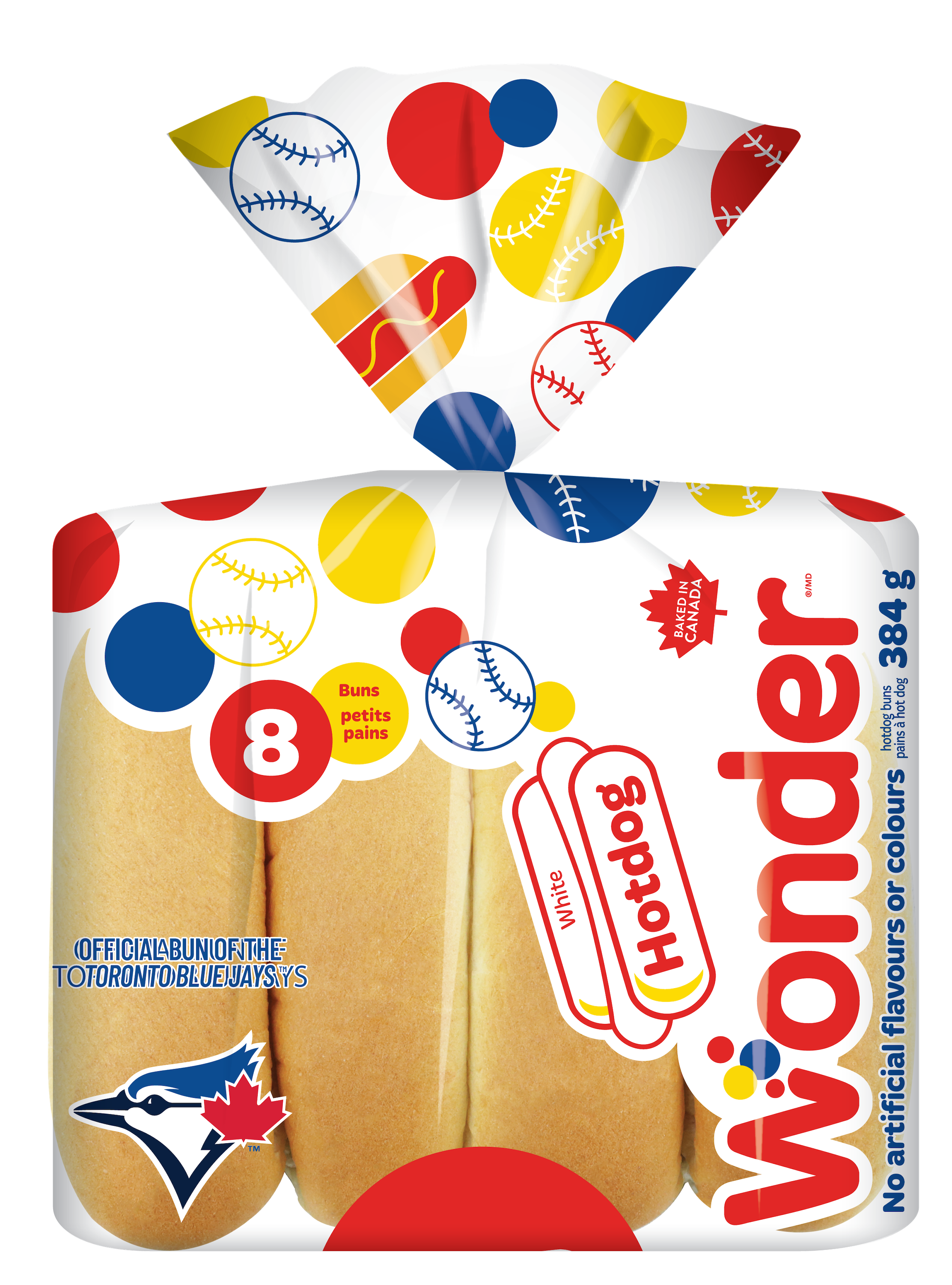 White Hotdog Buns 8pk