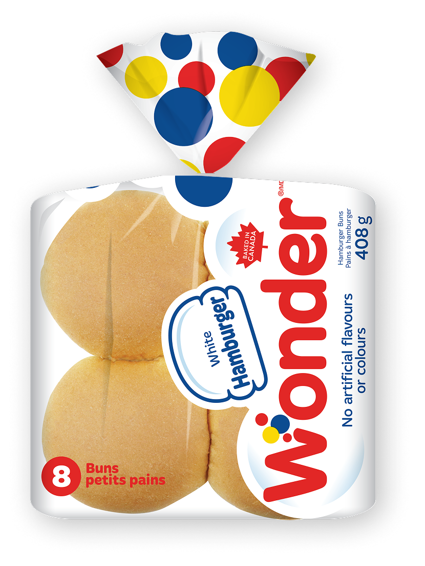 White Hamburger Buns 8pk