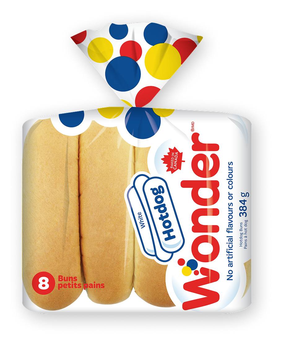 White Hotdog Buns 8pk
