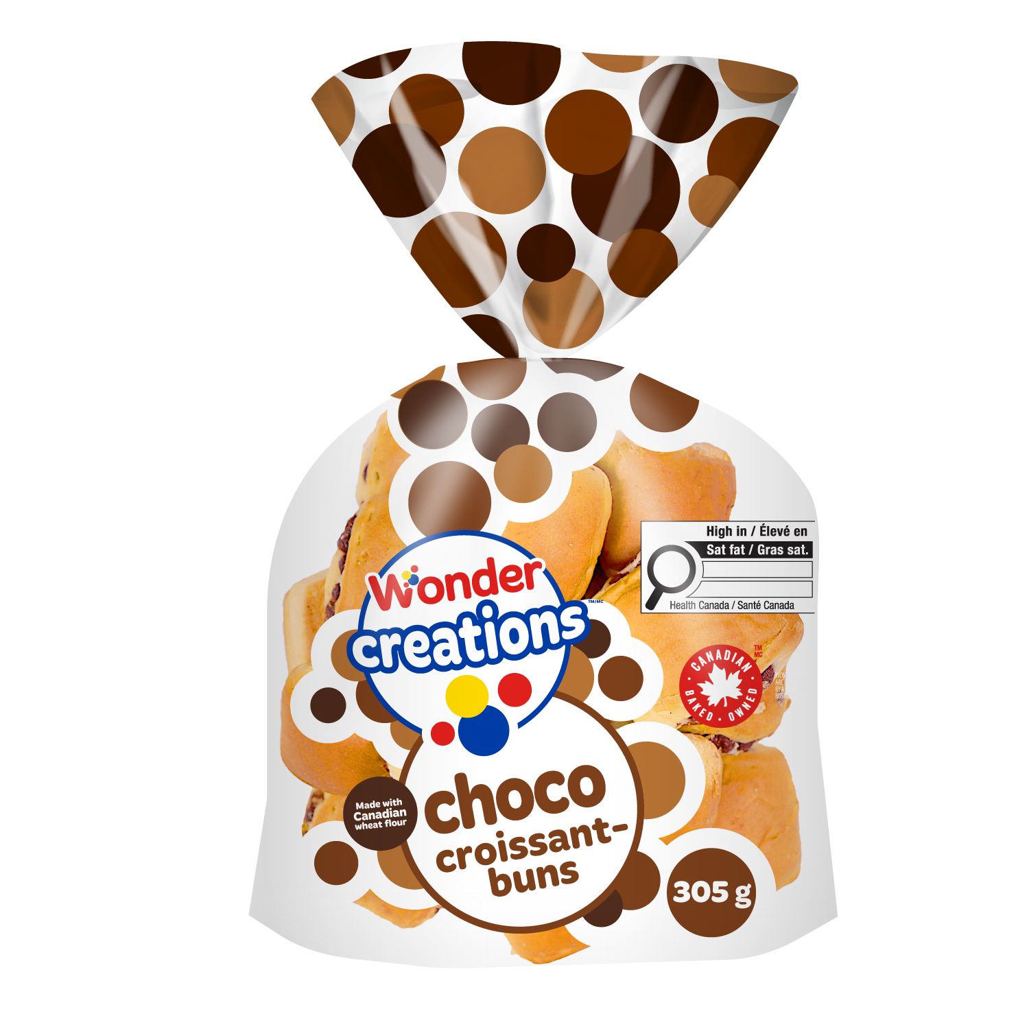 Wonder Creations Choco Croissant Buns