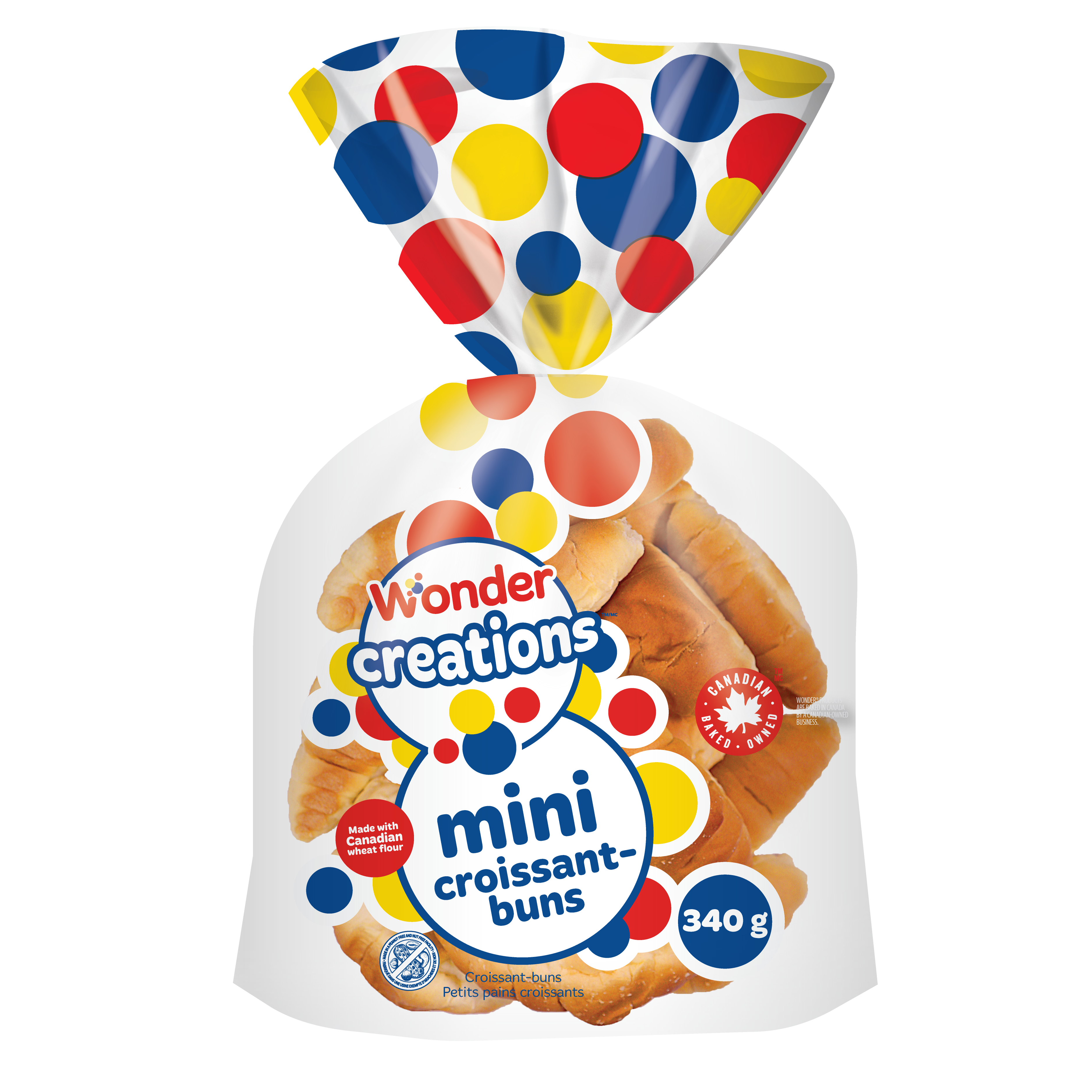 Wonder Creations Mini Croissant Buns